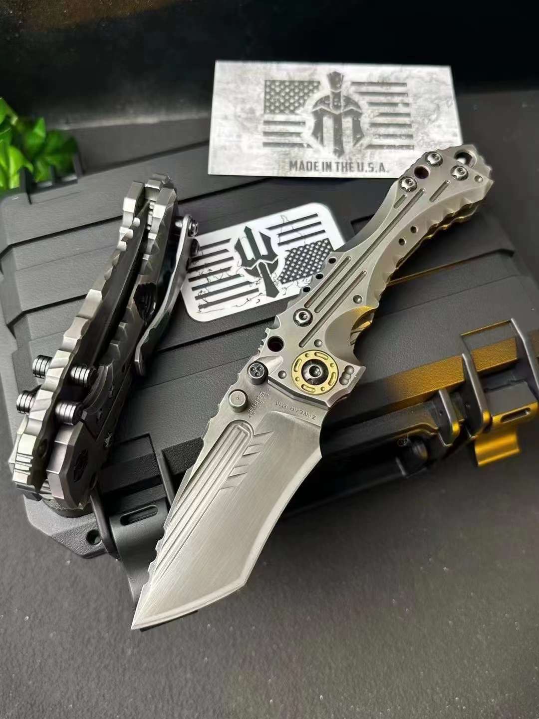 Miller Bros. BIsdes Handmade Edition T-1 Heavy Duty Folding Knife - Tophatter Daily Deals