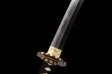 High-End Samurai Sword Series - Forged Steel Samurai Sword "Purple Gold Flower" - Tophatter Daily Deals