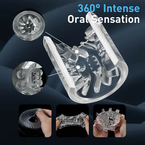 Acmejoy - Style Manual Thrusting & Squeezing Detachable Multifunctional Male Stroker Masturbation Cup - Tophatter Daily Deals