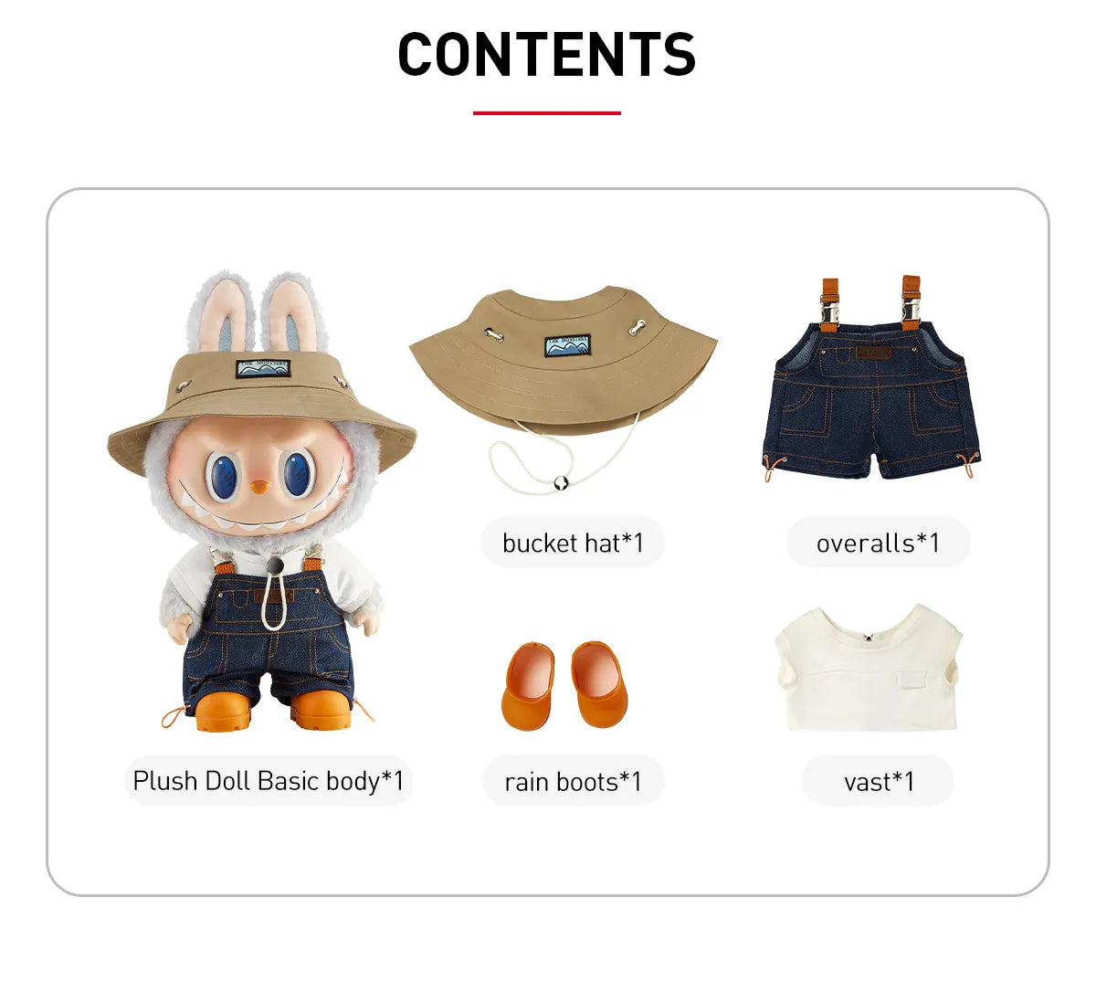 Genuine Pop Mart The Monsters Fall in Wild Series Vinyl Plush Doll - 40cm Animals - Tophatter Daily Deals