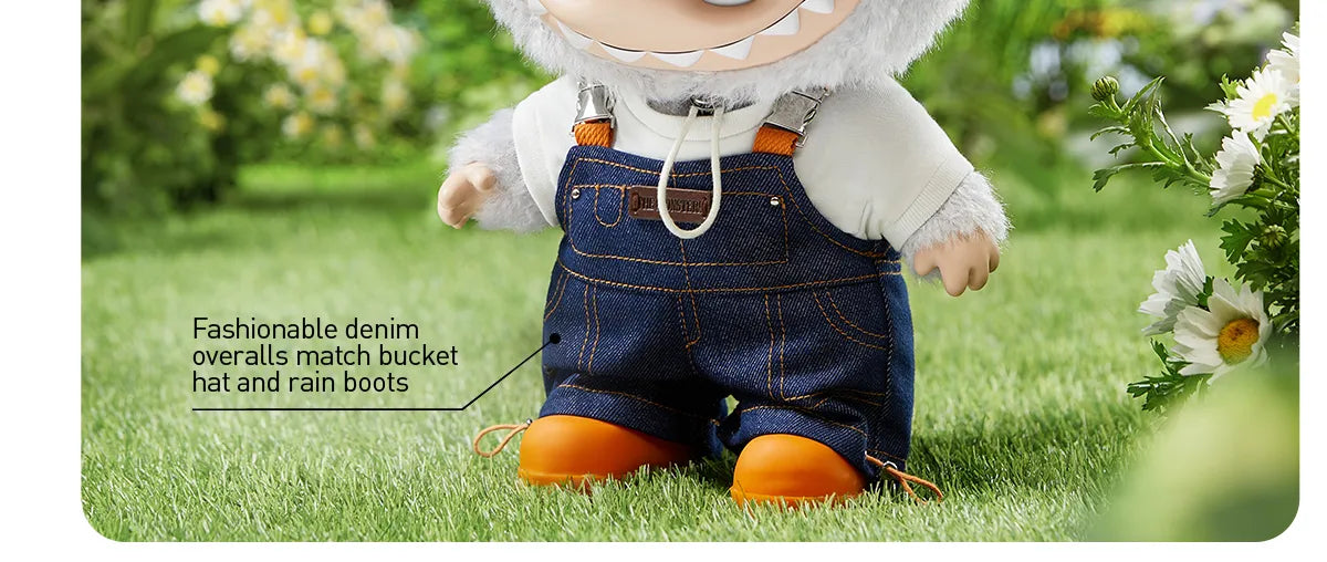 Genuine Pop Mart The Monsters Fall in Wild Series Vinyl Plush Doll - 40cm Animals - Tophatter Daily Deals