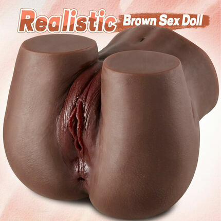 Elowen - 4.5 LBS Chocolate Anal Realistic Butt Male Masturbator Masturbators - Tophatter Daily Deals