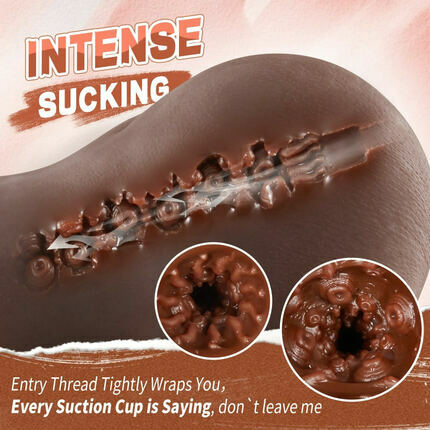 Elowen - 4.5 LBS Chocolate Anal Realistic Butt Male Masturbator Masturbators - Tophatter Daily Deals