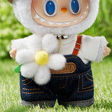 Genuine POP MART - THE MONSTERS Labubu FALL IN WILD SERIES - Vinyl Plush Doll Pendant Flowers - Tophatter Daily Deals