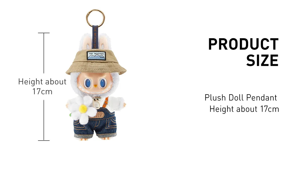 Genuine POP MART - THE MONSTERS Labubu FALL IN WILD SERIES - Vinyl Plush Doll Pendant Flowers - Tophatter Daily Deals