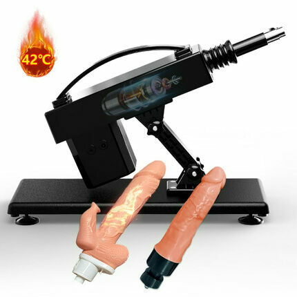 Acmejoy - Automatic Heating Swinging Vibrating Sex Machine with Dildo 14.6 Inch Dildos - Tophatter Daily Deals