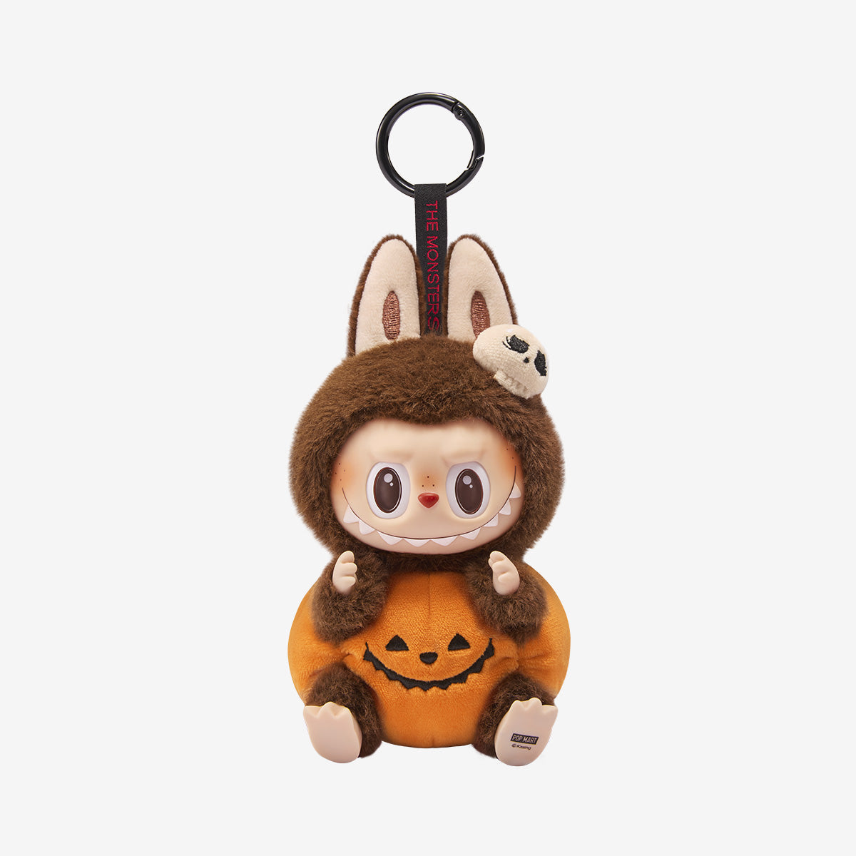 Genuine Labubu Happy Halloween Party Series-Sitting Pumpkin Vinyl Plush Pendant Mythical - Tophatter Daily Deals