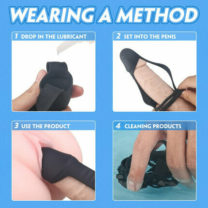 Acmejoy - S-Hand Eerection Aid Enhancing Dual Penis Ring Penis Rings - Tophatter Daily Deals