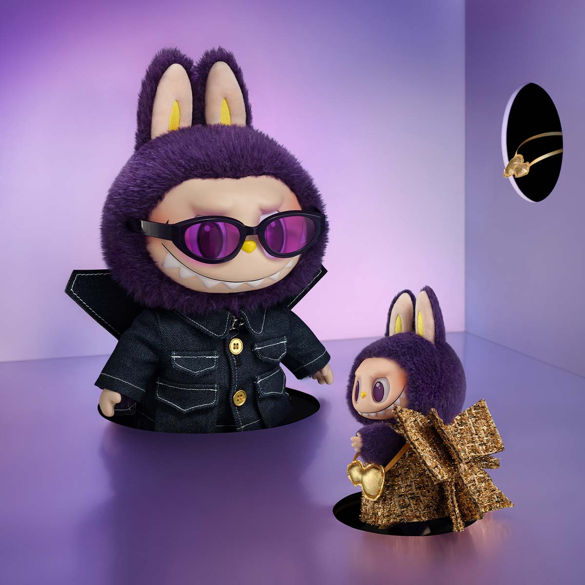 Genuine Labubu × Pronounce - Wings of Fortune Vinyl Plush Hanging Card Mythical - Tophatter Daily Deals
