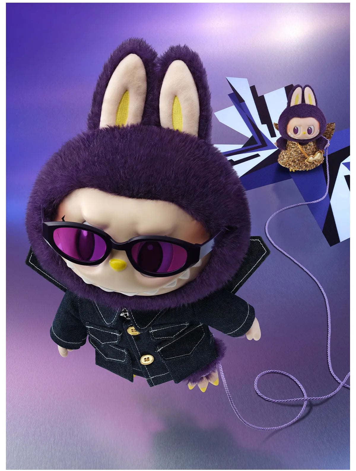 Genuine Labubu × Pronounce - Wings of Fortune Vinyl Plush Hanging Card Mythical - Tophatter Daily Deals