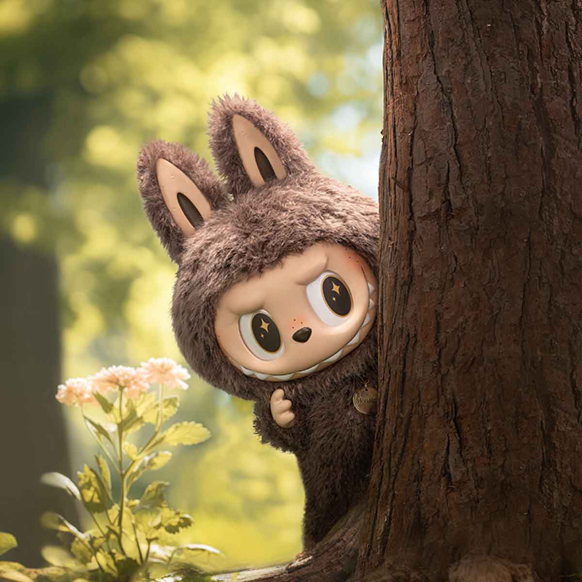 Genuine POP MART Zimomo Labubu - THE MONSTERS - I FOUND YOU Vinyl Face Doll - 58cm Animals - Tophatter Daily Deals