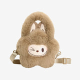 THE MONSTERS Labubu Classic Series-Plush Flower Bag BROWN - Tophatter Daily Deals