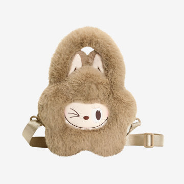 THE MONSTERS Labubu Classic Series-Plush Flower Bag BROWN - Tophatter Daily Deals