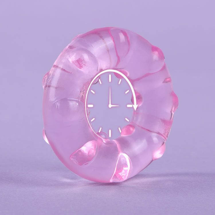 Acmejoy - 3-Piece Set Cock Rings High-Elasticity Tpe Rings For Male Pleasure Penis Rings - Tophatter Daily Deals