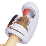 Acmejoy - Blowjob Queen 10 Tapping Thrusting Male Glans Training Stimulator White - Tophatter Daily Deals