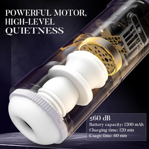 Acmejoy - Purple Driver 7 Thrusting Stable Belt Design Male Stroker Masturbator Adult Toy Masturbation Cup - Tophatter Daily Deals