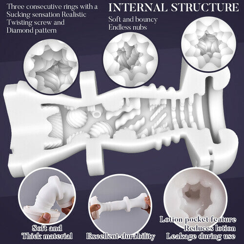 Acmejoy - Purple Driver 7 Thrusting Stable Belt Design Male Stroker Masturbator Adult Toy Masturbation Cup - Tophatter Daily Deals