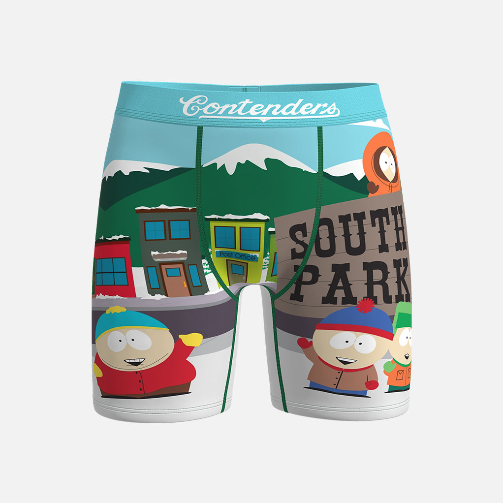 Contenders Clothing South Park Come On Down Brief Blue Underwear - Tophatter Daily Deals