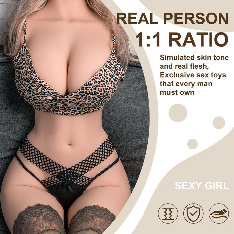 【Electric Sex Torso】Wallis 1:1 Sex Torso&Doll 55.11lbs Tpr Material Has High Elasticity And Real Touch Masturbators - Tophatter Daily Deals