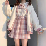 2025 Autumn Winter Women Sweater Loose Japanese Style Sweet Knitted Cardigan Embroidery Oversize Harajuku Female Cardigans Cute - Tophatter Daily Deals