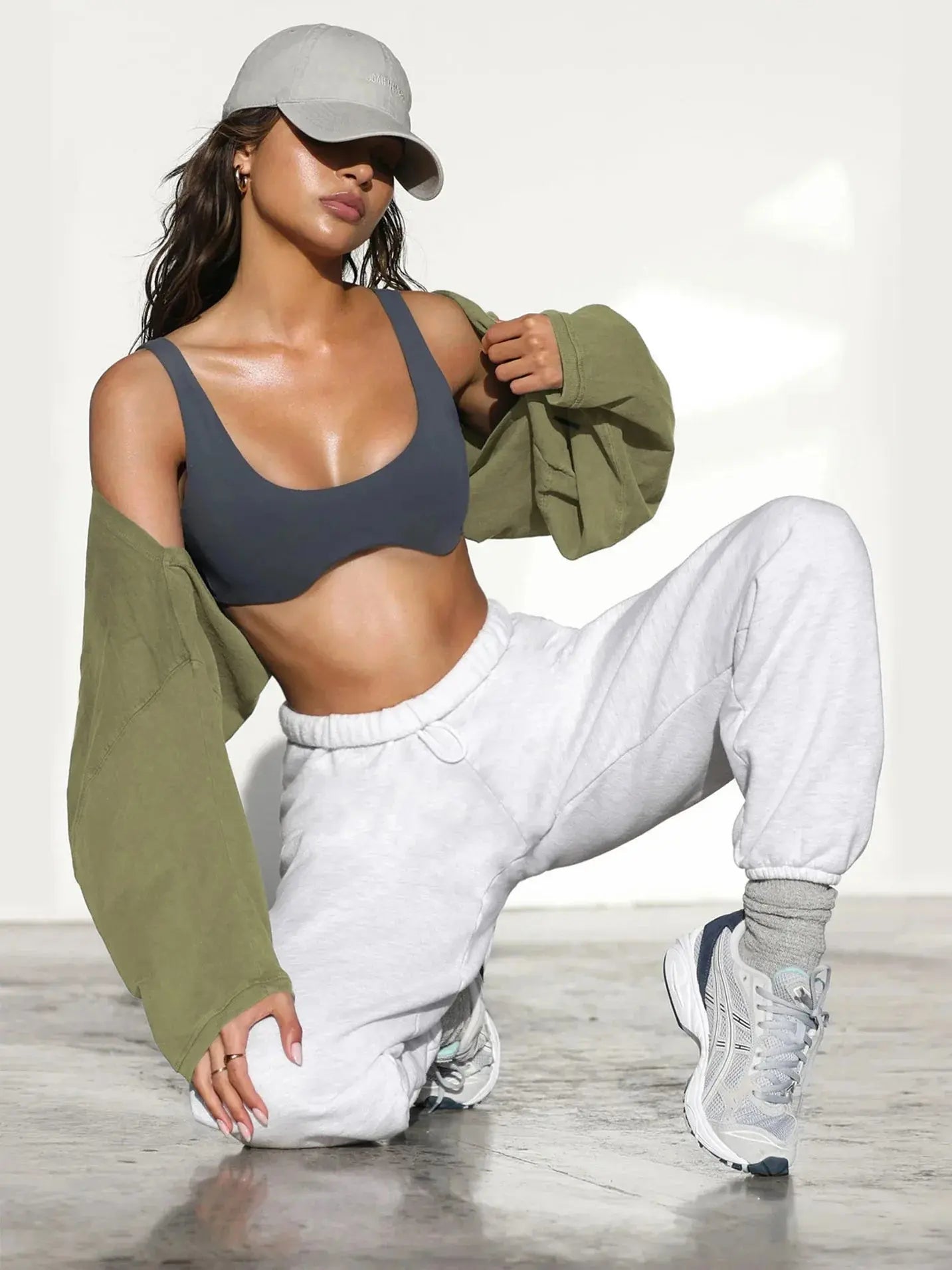 2025 NEW Women Hip Hop Streetwear Fashion Casual O Neck Solid Tank Top olid Round Tank Top Camisole Long Sleeve Sweatshirt - Tophatter Daily Deals