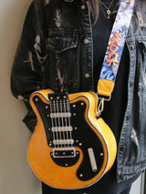 2025 Niche Guitar Shaped Y2K Style Bag, Novelty Crossbody Bag, Rivets Decor Trendy Shoulder Bag - Tophatter Daily Deals