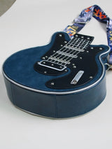 2025 Niche Guitar Shaped Y2K Style Bag, Novelty Crossbody Bag, Rivets Decor Trendy Shoulder Bag - Tophatter Daily Deals