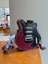 2025 Niche Guitar Shaped Y2K Style Bag, Novelty Crossbody Bag, Rivets Decor Trendy Shoulder Bag - Tophatter Daily Deals