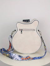2025 Niche Guitar Shaped Y2K Style Bag, Novelty Crossbody Bag, Rivets Decor Trendy Shoulder Bag - Tophatter Daily Deals