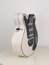 2025 Niche Guitar Shaped Y2K Style Bag, Novelty Crossbody Bag, Rivets Decor Trendy Shoulder Bag - Tophatter Daily Deals