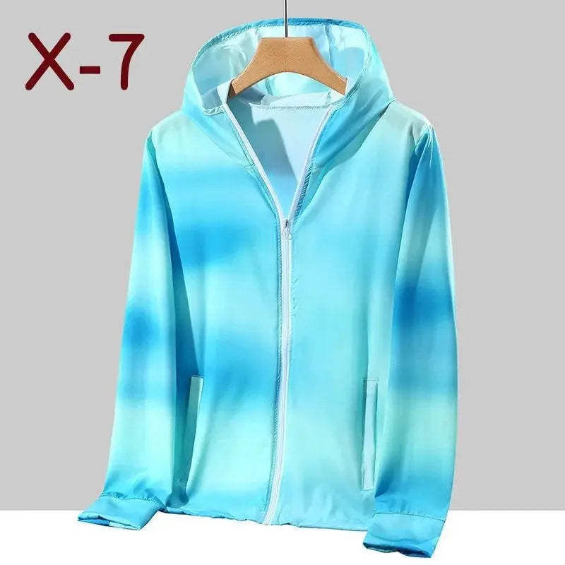 2025 Spring Summer Jacket Women Colorful Shiny Sunscreen Clothing Couples Color Thin Waterproof Coats Trend Large Size S-7XL - Tophatter Daily Deals