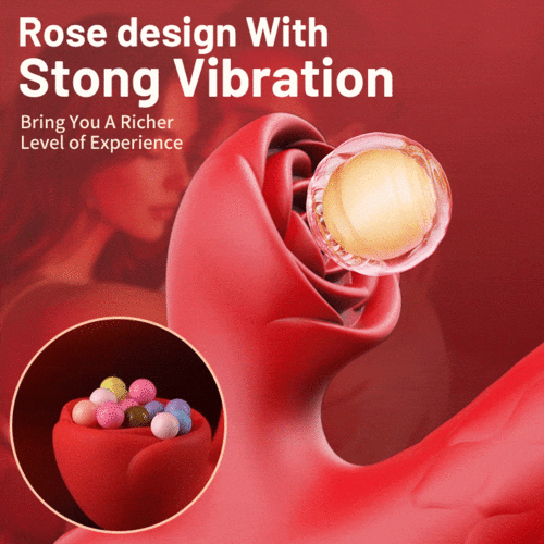 Acmejoy - 7 Thrusting Wiggling Rose Stimulator Vibrator Vibrators - Tophatter Daily Deals