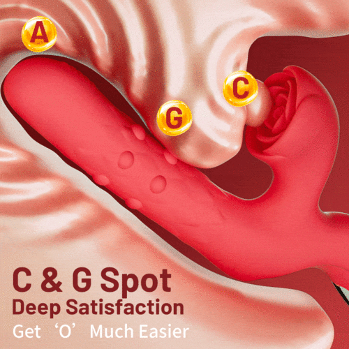 Acmejoy - 7 Thrusting Wiggling Rose Stimulator Vibrator Vibrators - Tophatter Daily Deals