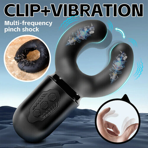 Acmejoy - Men's Desensitization Trainer With Automatic Massage Clamp – Electric Glans Sensitivity Exerciser Penis Vibrators - Tophatter Daily Deals