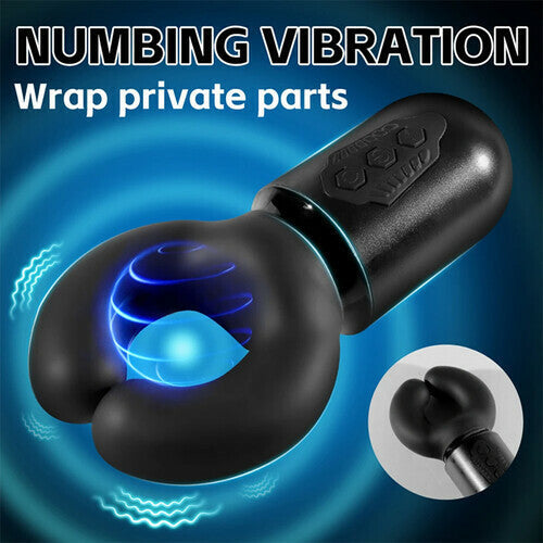 Acmejoy - Men's Desensitization Trainer With Automatic Massage Clamp – Electric Glans Sensitivity Exerciser Penis Vibrators - Tophatter Daily Deals
