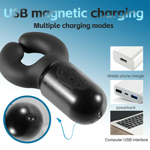 Acmejoy - Men's Desensitization Trainer With Automatic Massage Clamp – Electric Glans Sensitivity Exerciser Penis Vibrators - Tophatter Daily Deals