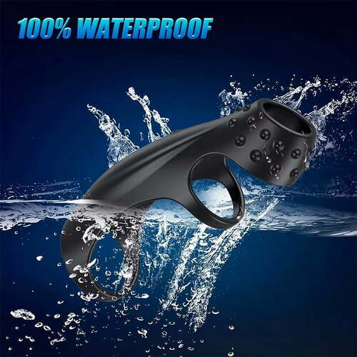 Acmejoy - 10 Vibrating Cock Ring with G-spot Stimulation and Remote Control Penis Rings - Tophatter Daily Deals