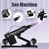 Ultimate Pleasure with Top-Rated Sex Machine 7 Accessories Automatic Thrust Anal Love Dildos - Tophatter Daily Deals
