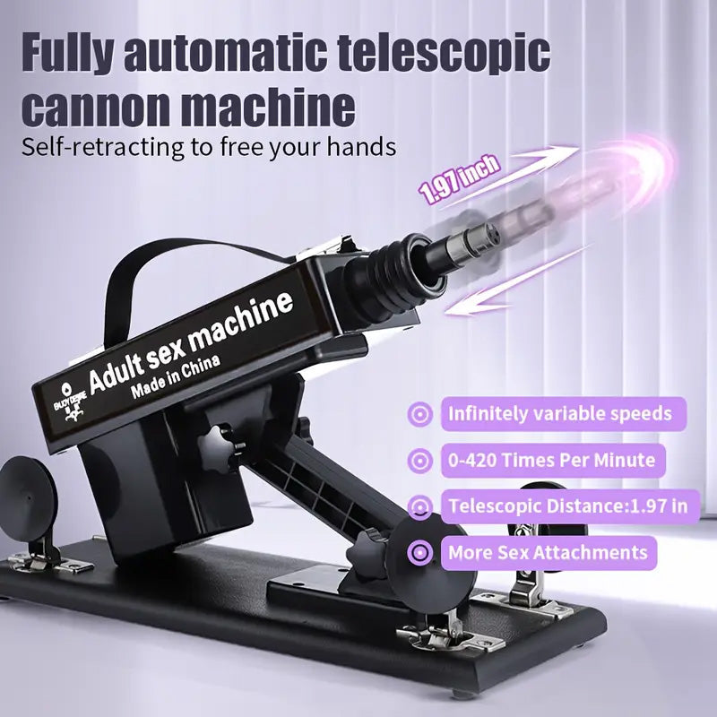 Ultimate Pleasure with Top-Rated Sex Machine 7 Accessories Automatic Thrust Anal Love Dildos - Tophatter Daily Deals