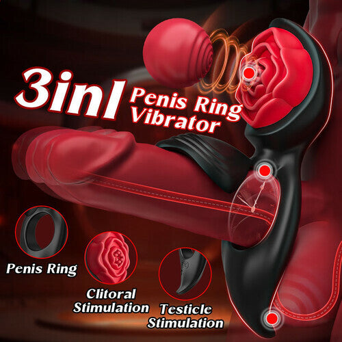 Acmejoy - Wizard APP Control 7 Vibrating Cock Ring Penis Rings - Tophatter Daily Deals