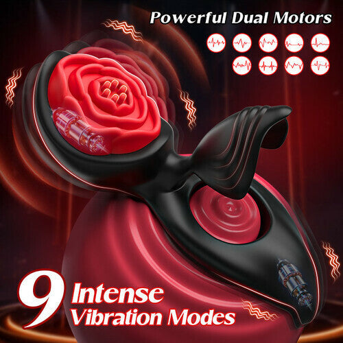 Acmejoy - Wizard APP Control 7 Vibrating Cock Ring Penis Rings - Tophatter Daily Deals