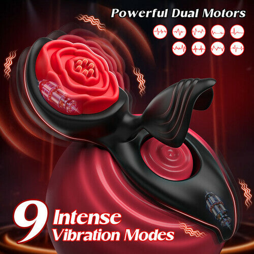 Acmejoy - Wizard APP Control 7 Vibrating Cock Ring Penis Rings - Tophatter Daily Deals