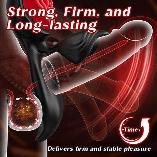 Acmejoy - Wizard APP Control 7 Vibrating Cock Ring Penis Rings - Tophatter Daily Deals