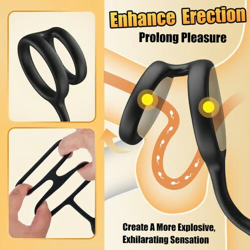 Acmejoy Leonard-360° Rotating Vibrating Wearable Prostate Massager Anal Toys - Tophatter Daily Deals