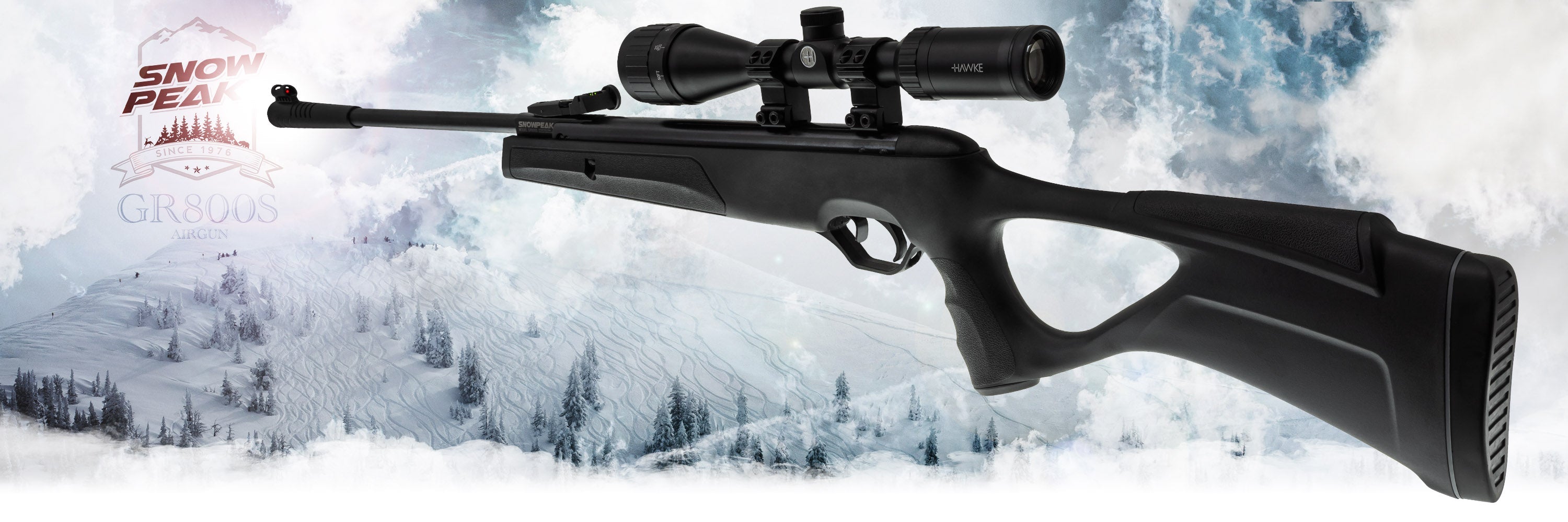 SNOWPEAK GR800S 5.5MM AIR RIFLE - BLACK - Tophatter's Army Deals RIFLES - Tophatter Daily Deals