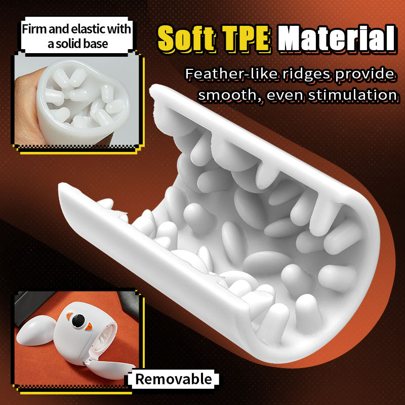 Acmejoy - Electric Male Masturbator with Rotating Piston, Glans Vibration & Testicle Massage Masturbation Cup - Tophatter Daily Deals