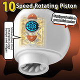 Acmejoy - Electric Male Masturbator with Rotating Piston, Glans Vibration & Testicle Massage Masturbation Cup - Tophatter Daily Deals