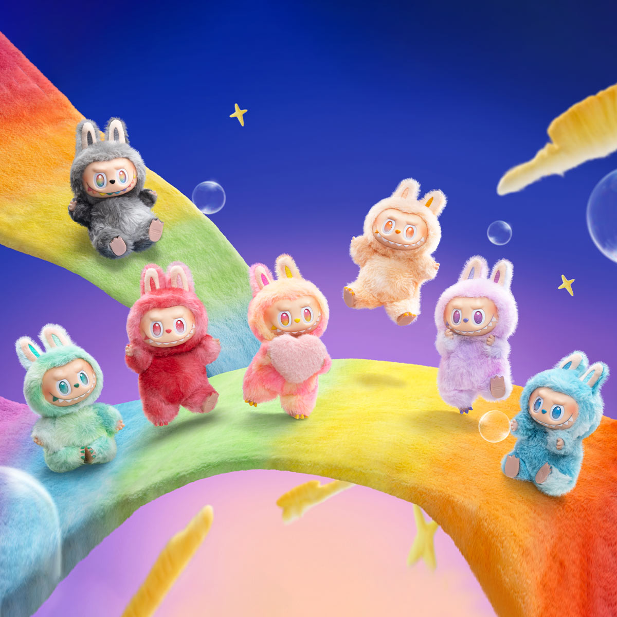 Genuine Pop Mart THE MONSTERS Labubu Big into Energy Series Vinyl Plush Pendant Mythical - Tophatter Daily Deals