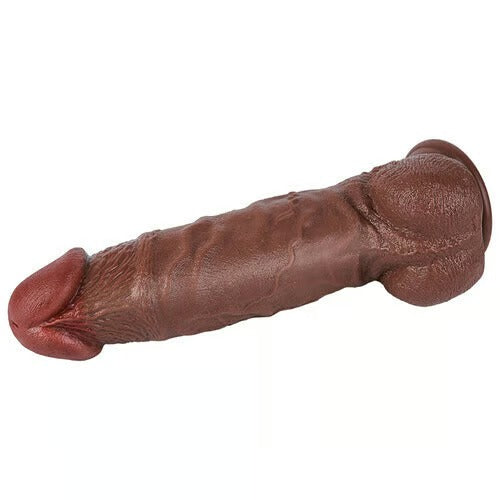 Acmejoy - Huge Black Dual Density Dildo 12.99 Inch Dildos - Tophatter Daily Deals
