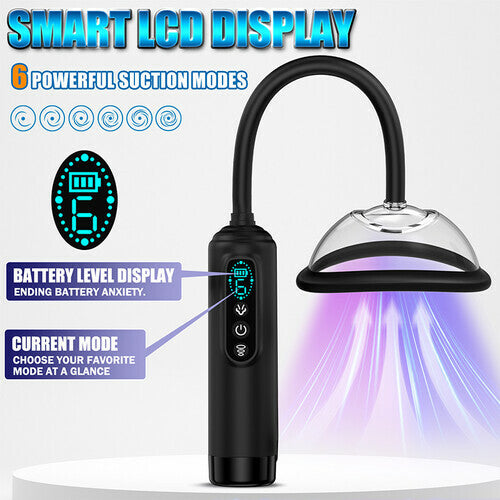 Acmejoy - Automatic Vacuum Nipple Pump & Vagina Pussy Pump With 5 Cups Vibrators - Tophatter Daily Deals